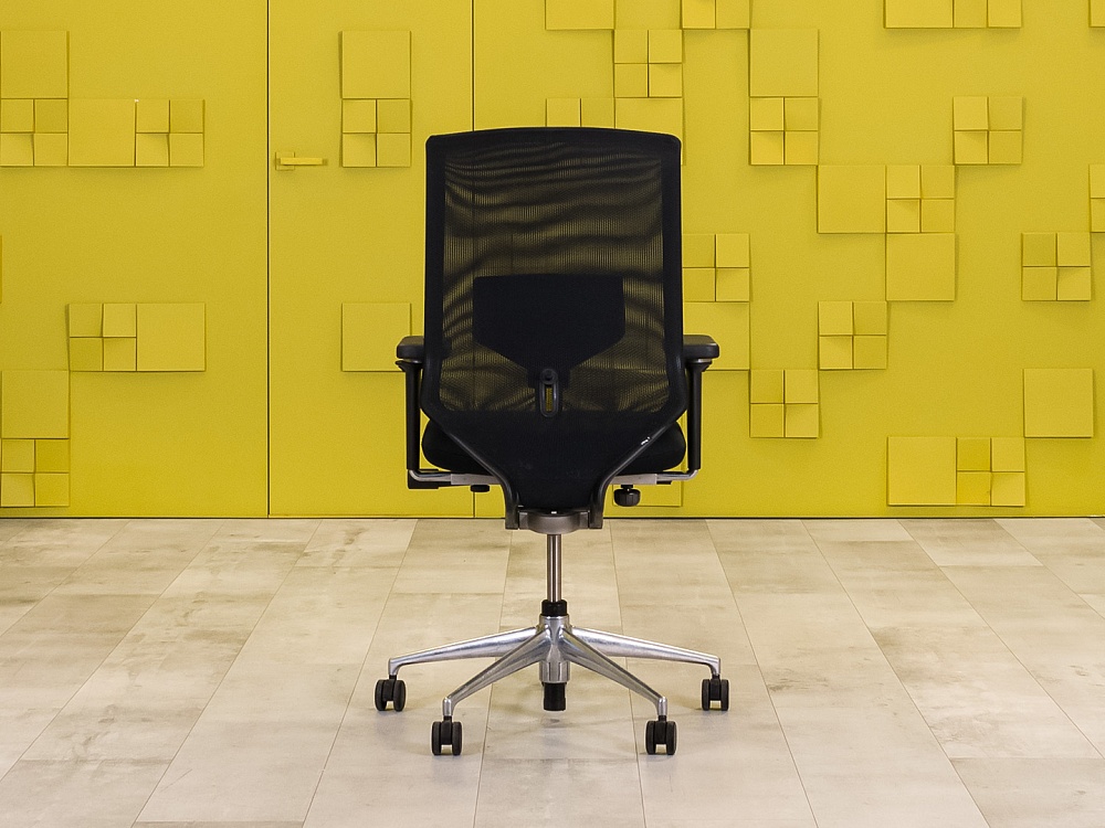 Офисное кресло для персонала на колесах Vitra Ткань Чёрный Швейцария_КПТЧ-23121