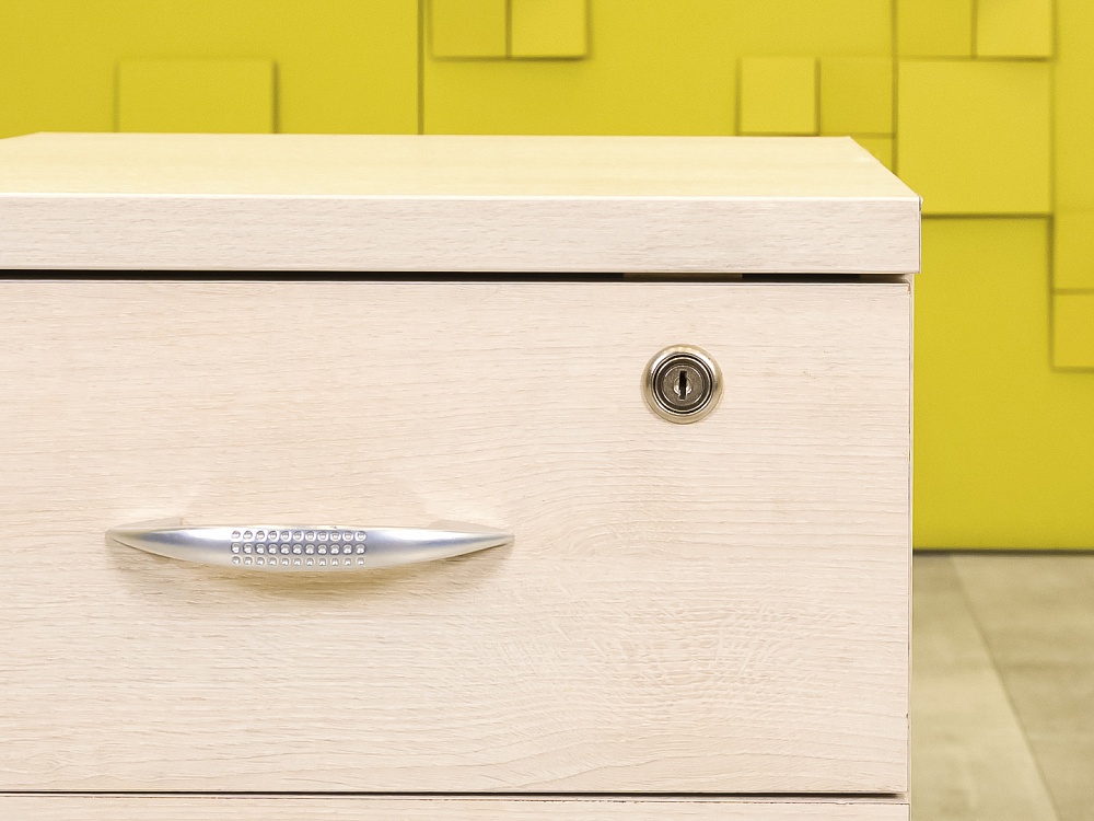 Офисная тумба выкатная ЛДСП Клен  ТВ3ЯВ-26036