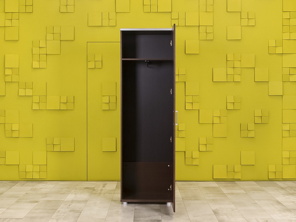 Шкаф для одежды ЛДСП Венге  ШГ1ДЕ-16125