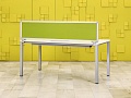 Офисный стол прямой Steelcase ЛДСП Белый Франция  СППБ-04026