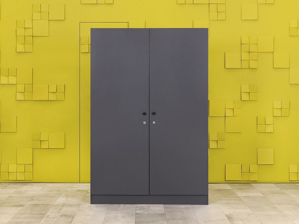 Шкаф для документов офисный ЛДСП Серый Россия  ШД2ДС-18075