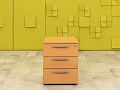 Офисная тумба выкатная Steelcase ЛДСП Ольха Германия  ТВ3ЯЛ-30016