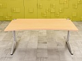 Офисный стол эргономичный Steelcase 1600x900 ЛДСП Бук Франция_СПЭВ-280923