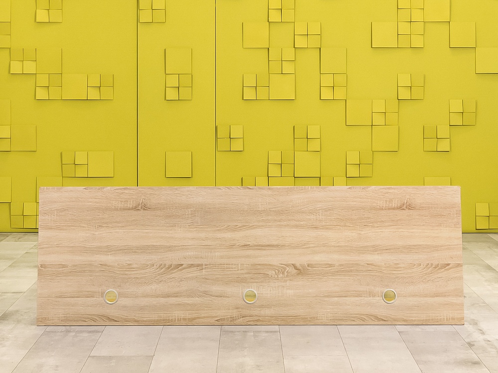 Офисный стол прямой ЛДСП Зебрано  СППЗ5-30036