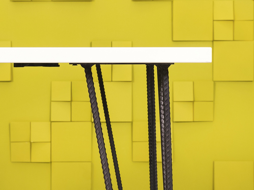 Офисный стол угловой  ЛДСП Белый   СПУБ2-24025