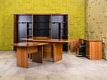 Кабинет руководителя CANNES Goodfurniture МДФ Орех Италия_КРХ1-070524