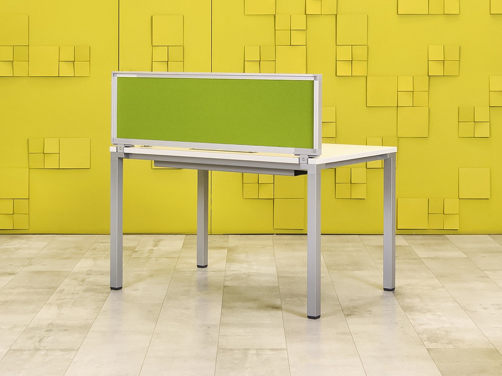 Офисный стол прямой Steelcase ЛДСП Белый Франция  СППБ1-04026