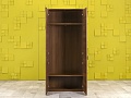 Шкаф для одежды 890x400x2070 Закрытый Шпон Орех Италия_ШГ2ДХ-101023