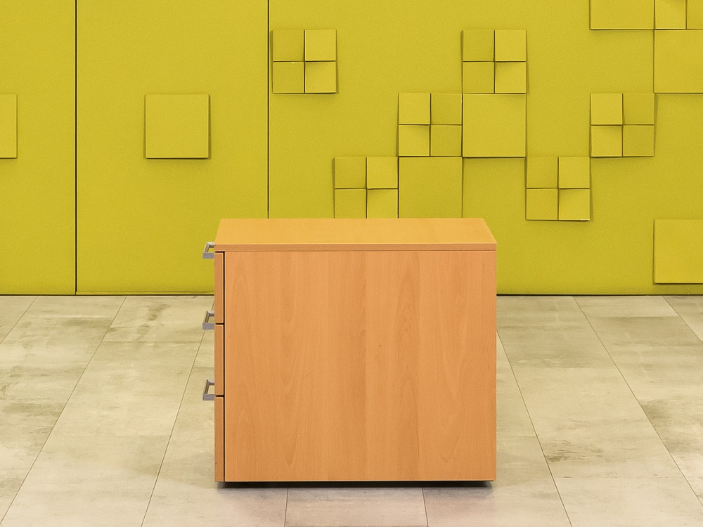 Офисная тумба выкатная Steelcase ЛДСП Ольха Германия  ТВ3ЯЛ-30016