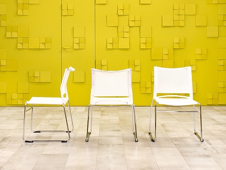 Конференц кресло для переговорной Пластик Белый Россия  УДПБ-240924