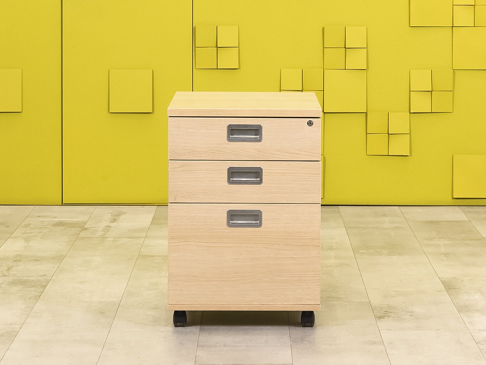 Офисная тумба выкатная ЛДСП Зебрано  ТВ3ЯЗ-26036