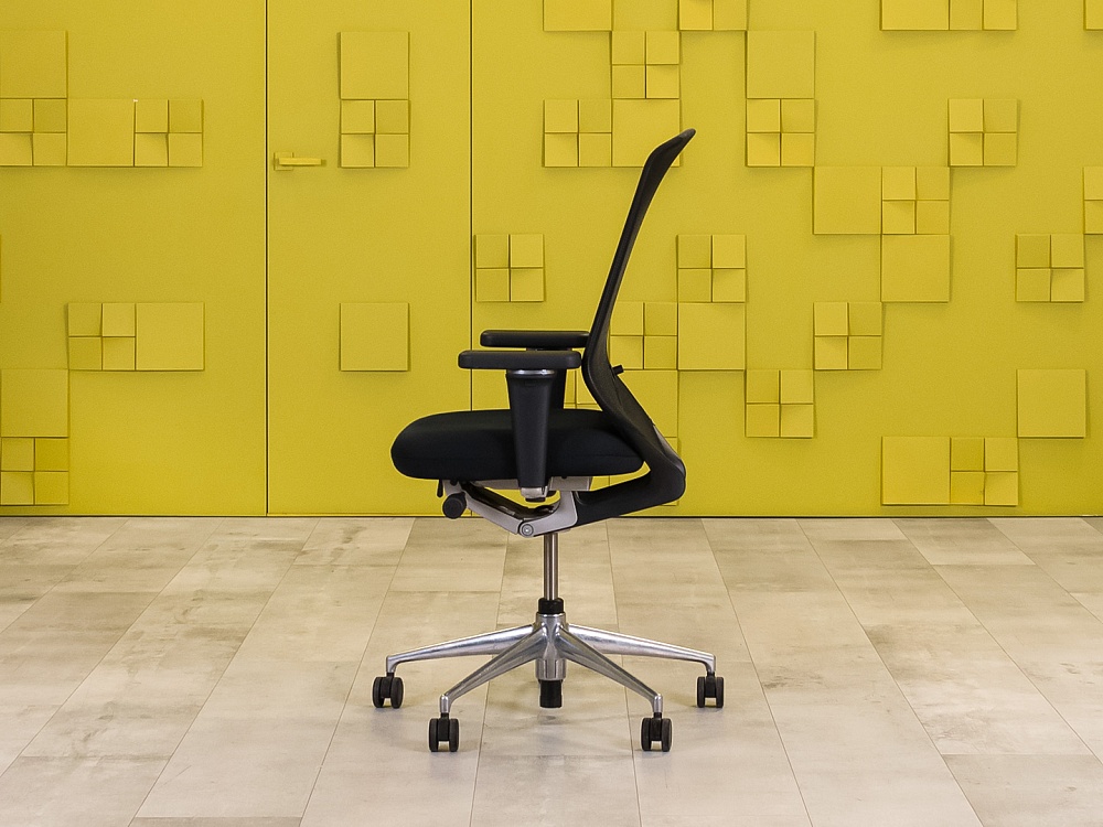 Офисное кресло для персонала на колесах Vitra Ткань Чёрный Швейцария_КПТЧ-23121