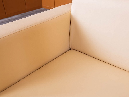 Офисный диван ДМебель Кожзам Бежевый   (ДНКБ2-25094(нов))