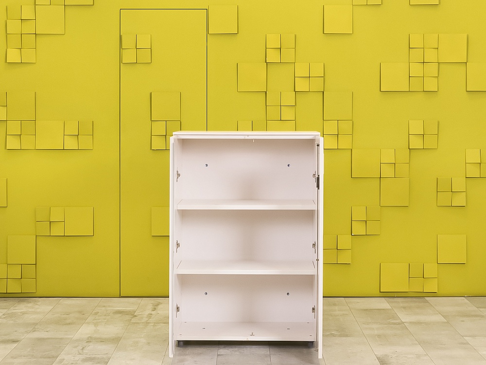 Шкаф для документов офисный Белый Швейцария Vitra ШД2ДБ-04026