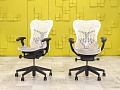 Офисное кресло руководителя на колесах Mirra 2 Herman Miller Сетка Серый США_КРТС-150924