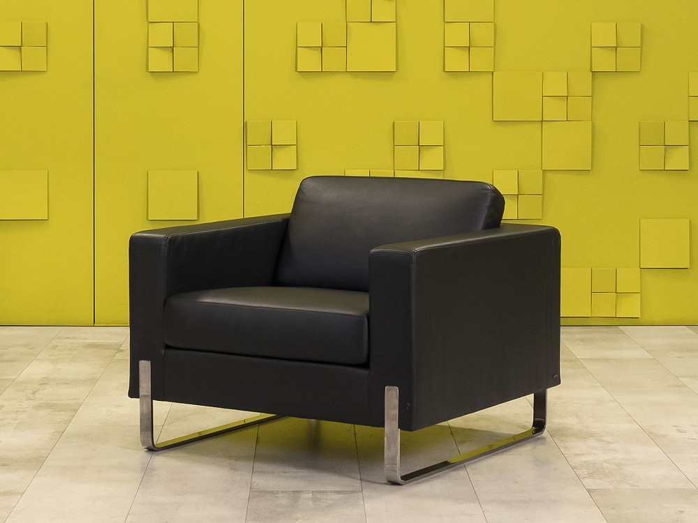 Мягкое кресло MyTurn Sofa 10 Profim Экокожа Чёрный Польша  КНКЧ-26025