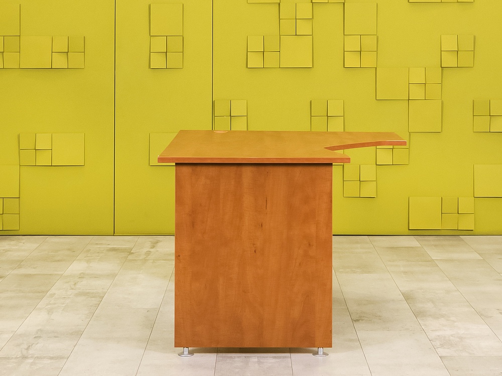 Офисный стол угловой  ЛДСП Вишня  СПУШ-09125