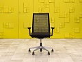 Офисное кресло для персонала на колесах Think Steelcase Ткань Чёрный Франция_КПТЧ-100924