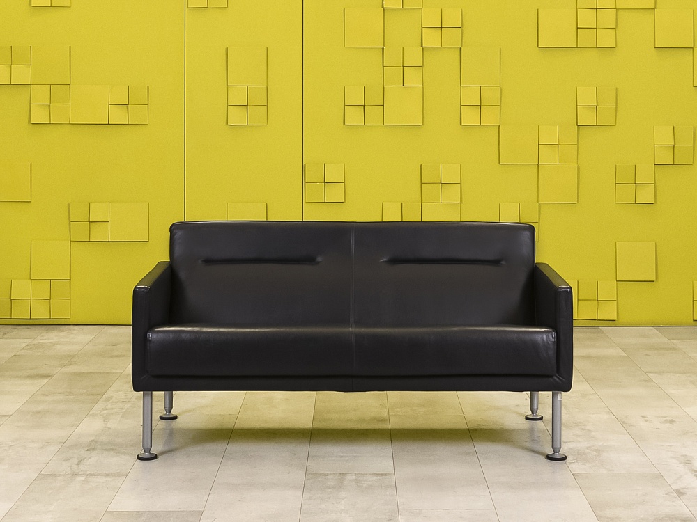 Комплект мягкой мебели Steelcase Кожа Чёрный Франция  ДНКЧК-06026
