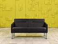 Комплект мягкой мебели Steelcase Кожа Чёрный Франция  ДНКЧК-06026