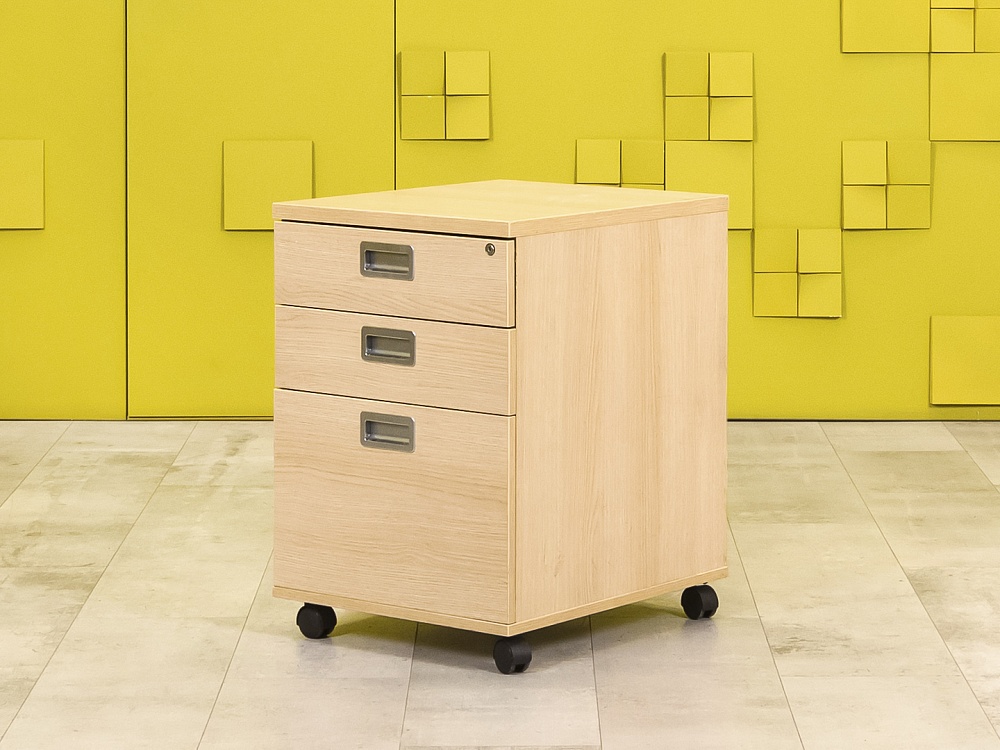 Офисная тумба выкатная ЛДСП Зебрано  ТВ3ЯЗ-26036