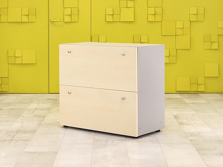 Офисная тумба для оргтехники 920x480x830 ЛДСП Клен Выдвижные ящики Россия_ТО2ЯВ-130923