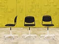 Офисное кресло для персонала на колесах IKEA Ткань Чёрный Швеция  КПТЧ-22076