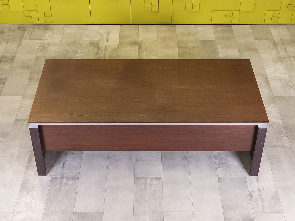 Стол для руководителя HAN 2200x1000 Шпон Венге Италия_СРПЕ-061022