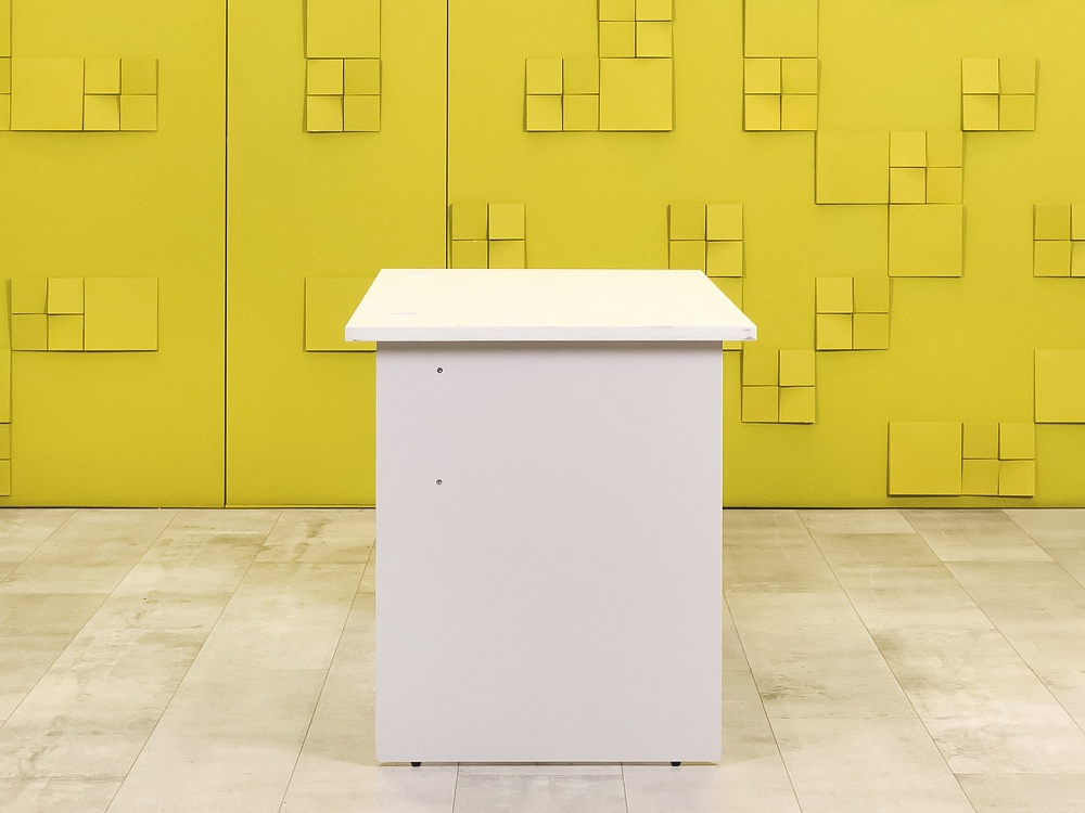 Офисный стол прямой ЛДСП Белый  СППБ1-14046