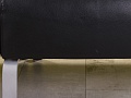 Офисный диван Coffice Linear BENE 1750x780 Кожа Чёрный Австрия_ДНКЧ-071024