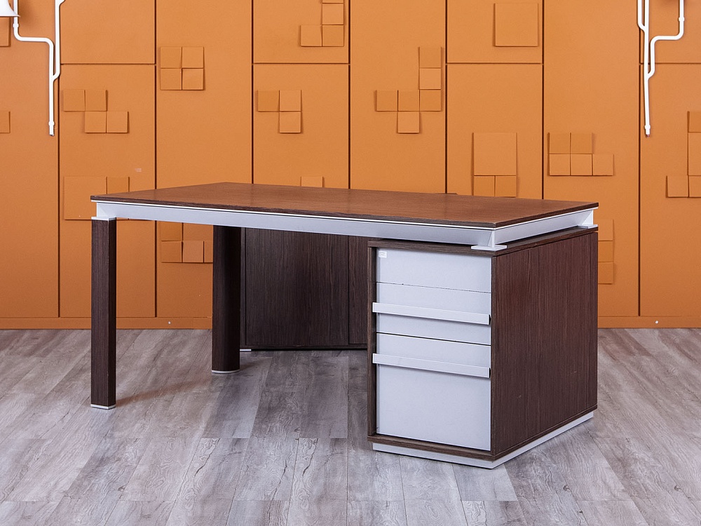 Стол для руководителя MARTEX 1 600х800х750 Шпон Венге HAN  (СРПЕк-25065)