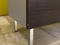 Шкаф для документов офисный Sinetica 1000x440x1050 Закрытый ДСП Венге; Серый Италия_ШД4ДЕ-201022