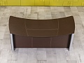 Стол для руководителя ENRICO PELLIZZONI 2000x1000 Кожа Коричневый Италия_СРЭК-210224