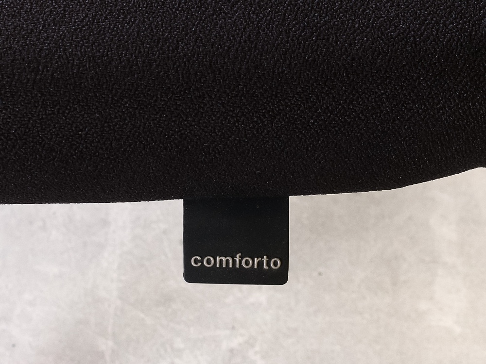Конференц кресло для переговорной на полозьях Comforto HAWORTH Ткань Чёрный США_КДТЧ-290124