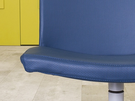 Комплект из 2-х мягких кресел 1x1 Кожа Синий Импорт_КНКНК-290124