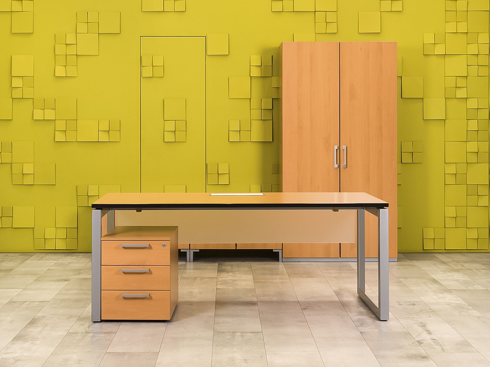 Кабинет руководителя  Steelcase ЛДСП Ольха Франция  КРЛ5-04026