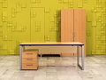 Кабинет руководителя  Steelcase ЛДСП Ольха Франция  КРЛ5-04026