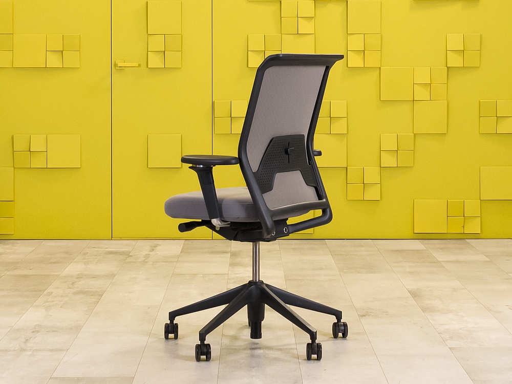 Офисное кресло для персонала на колесах Vitra Ткань Серый Швейцария_КПТС-071022