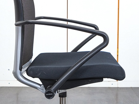 Конференц кресло для переговорной  Черный Ткань/сетка  Haworth   (КПТЧ-26110)