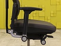 Офисное кресло руководителя на колесах Please 2 Ergonomik Steelcase Кожа Коричневый Германия  КРКК-3