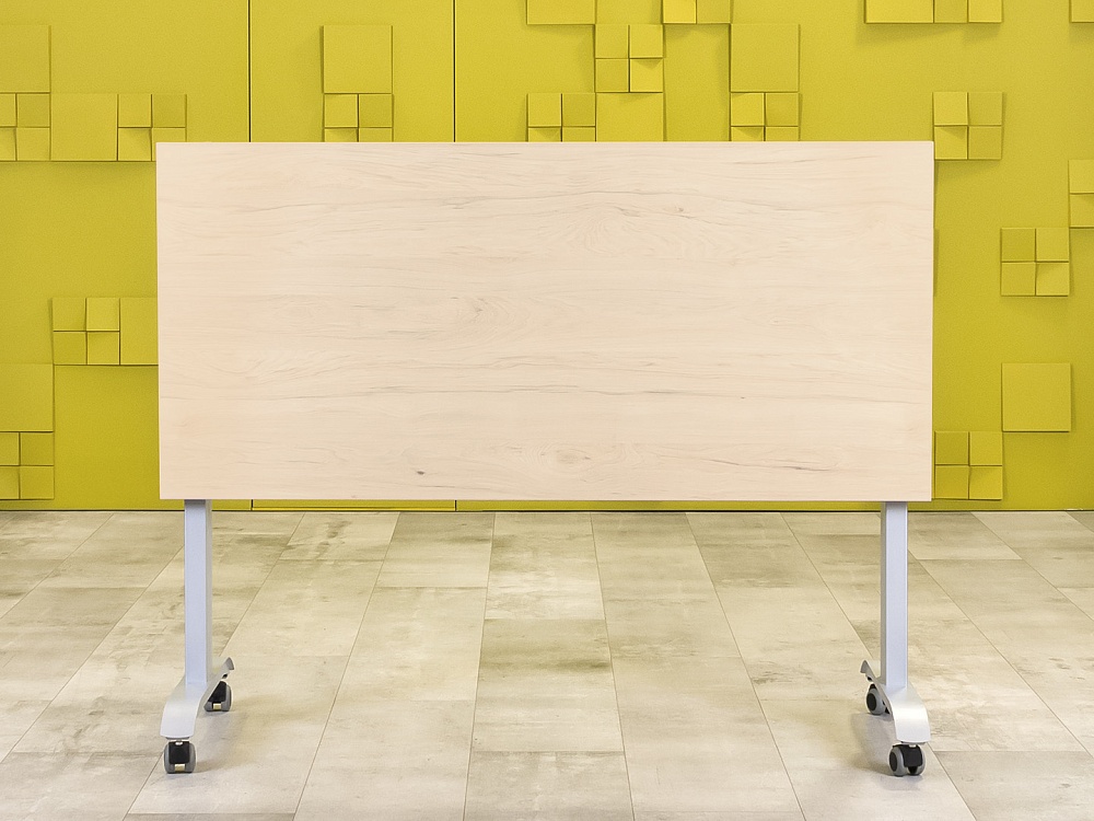 Офисный стол прямой 1400x650 ЛДСП Клен Россия_СППВ-090224