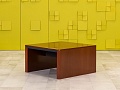 Журнальный столик Oyster ORA 750x750x410 Шпон Махагон; Серый Италия_СЖПШ-08071