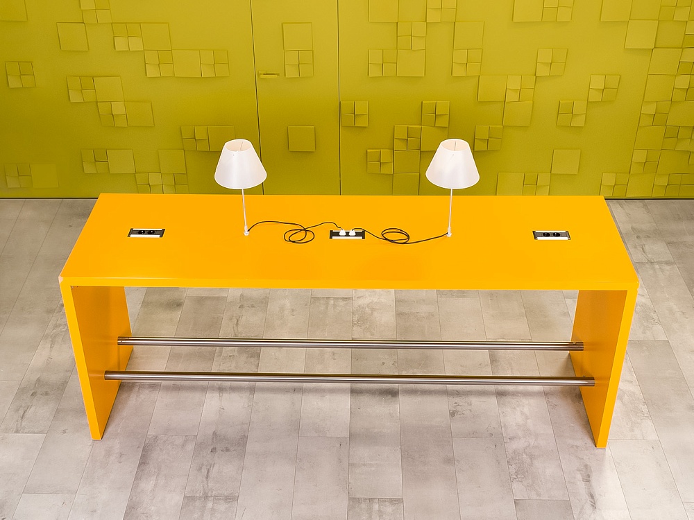 Обеденный стол МДФ Жёлтый Россия  СГПЖ-261023