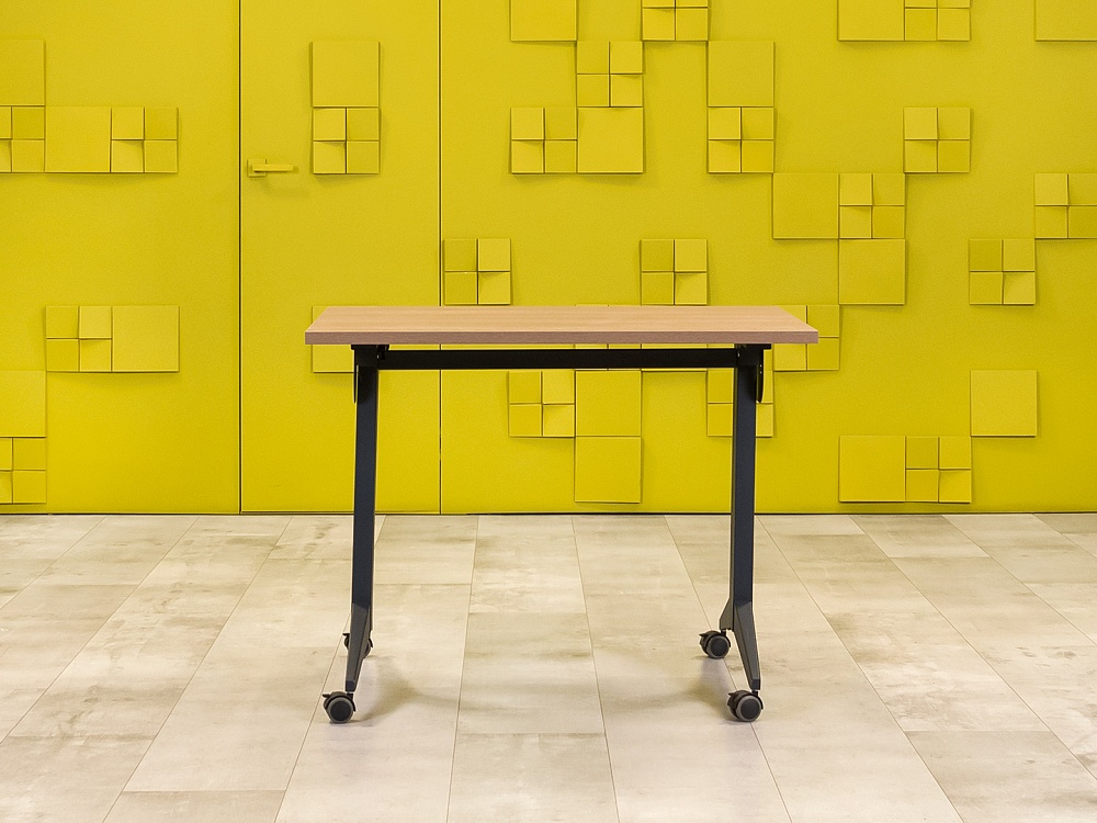 Офисный стол прямой 1000x720 ДСП Зебрано Россия_СППЗ-15072