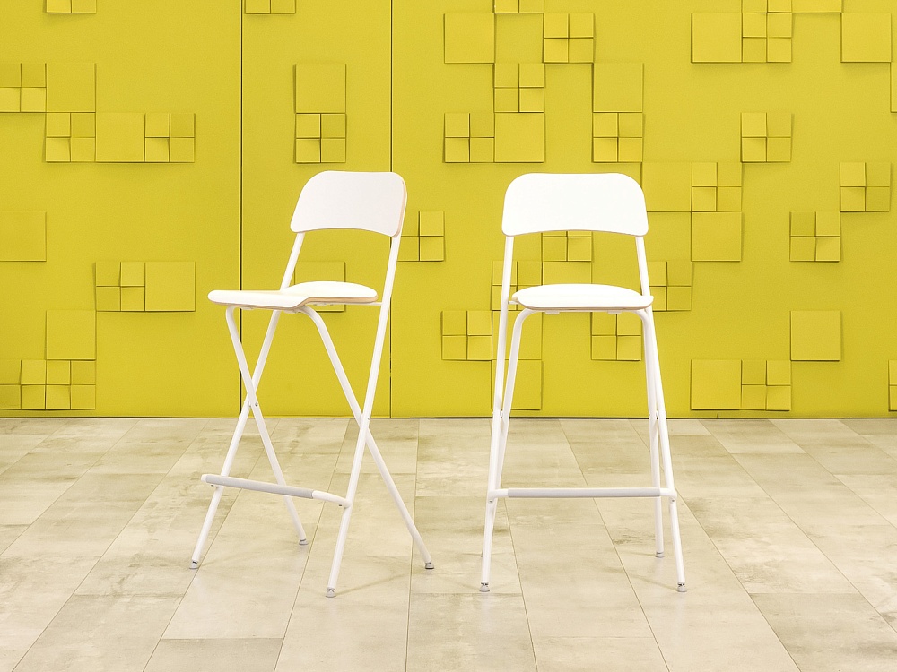 Барный стул  IKEA Дерево Белый  УНДБ-20115