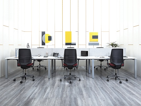 Комплект офисной мебели Techo 4 800х1 630х1 100 ЛДСП Белый   (КОМБ2-29054)