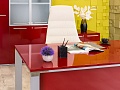 Кабинет руководителя ЛДСП Красный Италия_КРК-100424