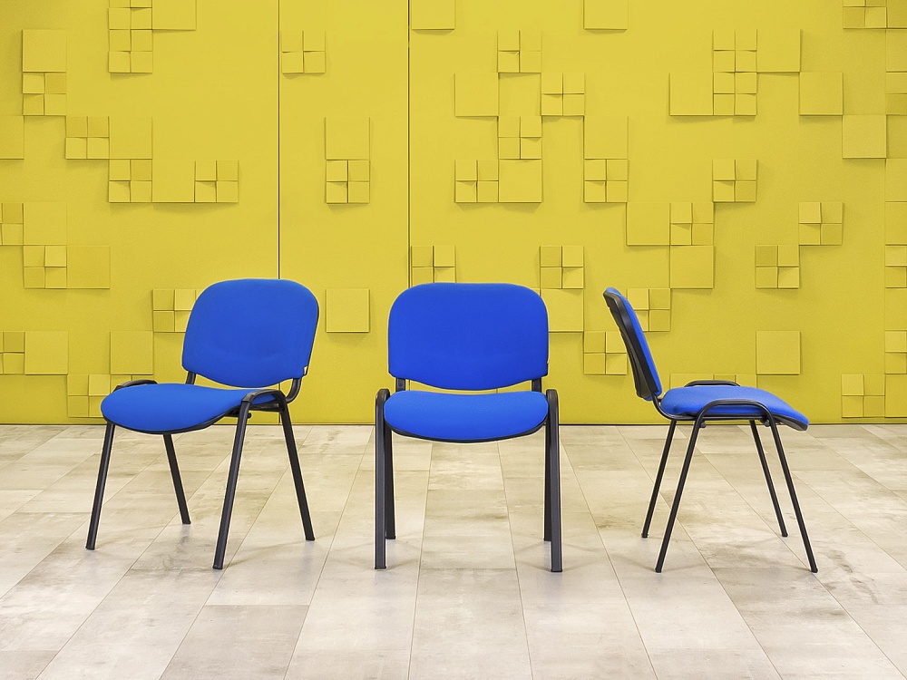 Офисный стул  ИЗО Ткань Синий Россия  ИзоН(н)