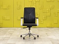 Офисное кресло руководителя на колесах MADERA B Sitland Кожа Орех; Чёрный Италия_КРКЧ-281123
