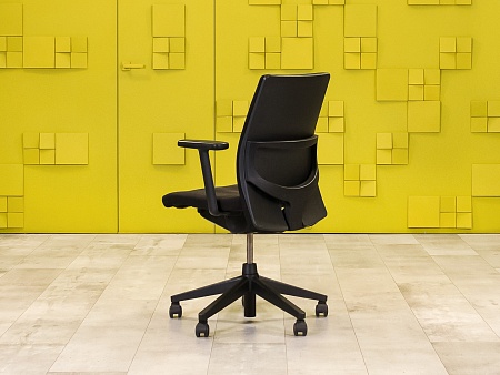 Офисное кресло для персонала на колесах HAWORTH Ткань Чёрный США_КПТЧ3-121124